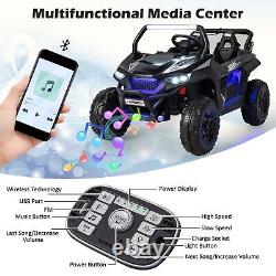 Kids Electric Ride On Car 2-Seater 12V Battery Powered UTV With Remote Control