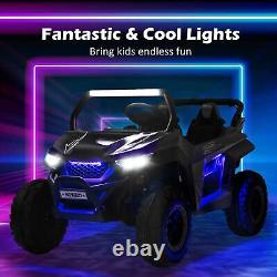 Kids Electric Ride On Car 2-Seater 12V Battery Powered UTV With Remote Control