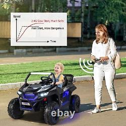 Kids Electric Ride On Car 2-Seater 12V Battery Powered UTV With Remote Control