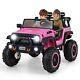 Kids Electric Ride On Car 2-seater 24v Battery Powered Truck With Remote Control