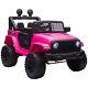 Kids Electric Ride On Car Childrens 12v Truck Off-road Remote Control Pink