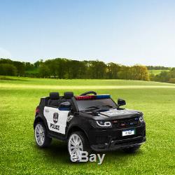 Kids Electric Ride on 12V Police SUV Car with Parental Remote Control Flashing