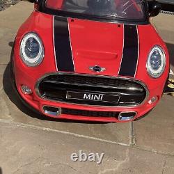 Kids Mini Cooper 12V Electric Ride On Car with Remote Control+Cover