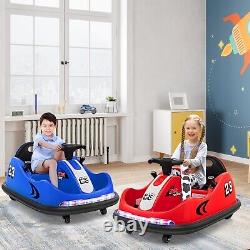 Kids Ride-On Bumper Car Electric Children 360° Swivel Toy Car 6V Remote Control