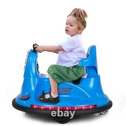 Kids Ride On Bumper Car Toddler Electric toy car 6V Remote Control 360° Spin