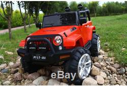 Kids Ride On Car 12v Electric Remote Control Car Jeep Extream 2 Seater Mp3 Toy