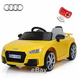 Kids Ride On Car Licensed Audi Ttrs 12v Electric Childrens Remote Control Toy
