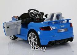 Kids Ride On Car Licensed Audi Ttrs 12v Electric Childrens Remote Control Toy