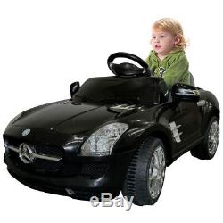 Kids Ride On Car Mercedes Benz Sls Amg 6v Electric Battery Remote Control New