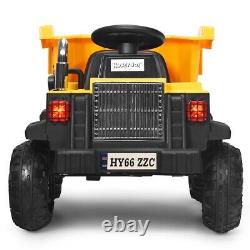 Kids Ride On Dump Truck 12V Electric Construction Vehicle 2.4G Remote Control