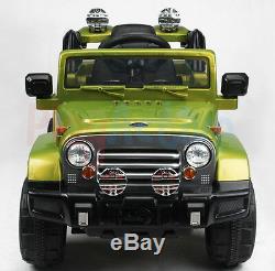 Kids Ride On Jeep Electric Childrens 12v Battery Remote Control Toy Car / Cars