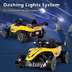 Kids Ride on Car 12V Electric Battery Powered Vehicle Remote control Led Light