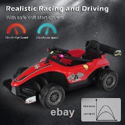 Kids Ride on Car 12V Electric Battery Powered Vehicle Remote control Led Light