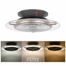 LED Ceiling Fan Light Dimmable Fan Light, 3 Speed Ceiling Fans Remote Control