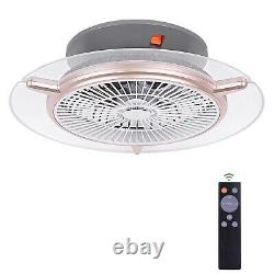 LED Ceiling Fan Light Dimmable Fan Light, 3 Speed Ceiling Fans Remote Control