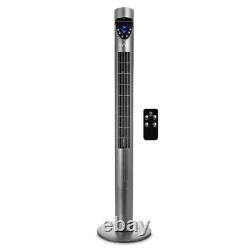LIVIVO Digital Tower Fan Titanium Ultra Slim 47 Home Office Oscillation Cooling
