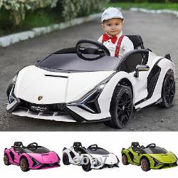 Lamborghini SIAN 12V Kids Electric Ride On Car Toy with Remote Control