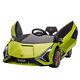 Lamborghini Sian 12v Kids Electric Ride On Car Toy With Remote Control Homcom