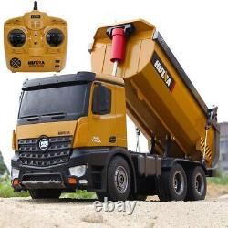 Large 10 Channel Electric Remote Control Dump Tipper Truck RC Toy 114 2.4G