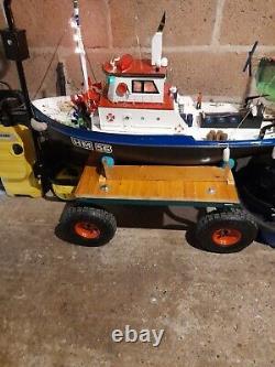 Large remote control fishing boat