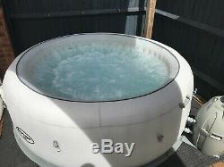 Lay-Z-Spa Paris Hot Tub with Remote Controlled LED Lights & Loads of Extras