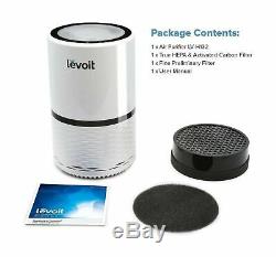 Levoit Air Purifier for Allergies with True HEPA & Active Carbon Filters, Por