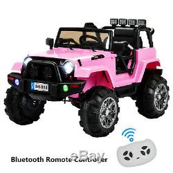 Licensed 12V Kids Ride On Car Electric SUV Remote Control Pink/Red/White/Black