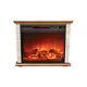 Lifesmart Fp1136 Large Room Infrared Quartz Fireplace Zone Heater, Faux Stone