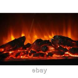 Lifesmart FP1136 Large Room Infrared Quartz Fireplace Zone Heater, Faux Stone