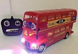 London Transport Red Bus R/c Radio Remote Control 116 Double Decker London Bus