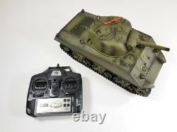 MATO Radio Remote Controlled RC 2.4G Tank M4A1 SHERMAN 1/16 with 2 Sounds UK RTR