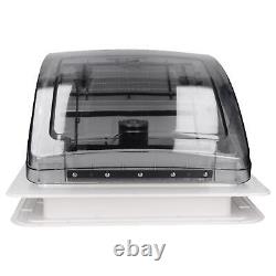 MAXXAIR MAXXFAN DELUXE TINTED 350 x 350 REMOTE CONTROL ROOF VENT & FAN CAMPERVAN