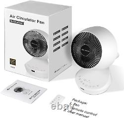 MYCARBON Quiet Fan DC Motor Desk Fans Turbo Wind Cooling Air Circulator
