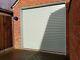 Made To Measure Remote Control Roller Garage Door In White With Fixings