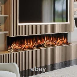 Media Wall Electric Fire 1800 Advance Series Multi Sided Remote & App Control