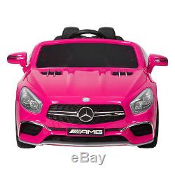 Mercedes Benz Kids Ride On Car 12V AMG Licensed Electric Remote Control Pink