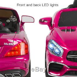 Mercedes Benz Ride On Car Kids 12V Licensed Electric AMG Remote Control Pink