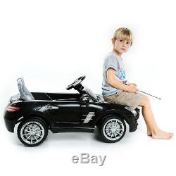 Mercedes Benz Sls Amg Kids Ride On Car 6v Electric Children Remote Control Mp3