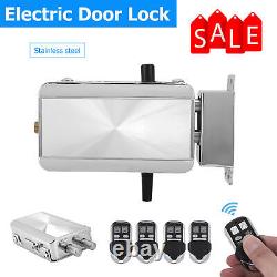 Metal Electric Control Door Lock with 4X Remote Control for Access Control System