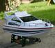 New Huge White Remote Control Rc Heng Long Atlantic Racing Speed Boat Yacht Rtr