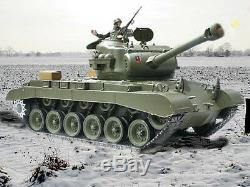 New 116 2.4G Remote Control Snow Leopard Airsoft Tank Smoking BB RC Tank