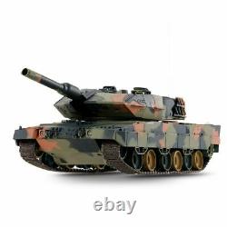 New 2.4G RC 124 Heng Long Leopard 2A6 Airsoft Tank Remote Control InfraRed V5