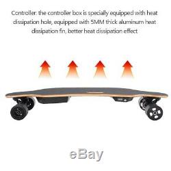 New 450W Electric Skateboard Longboard 38km/h Skate Wireless Remote Control UK