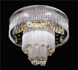 New design modern crystal ceiling lamp with MP3 Bluetooth and Remote 8213