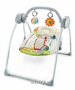 Newborn Baby Electric Swings Bouncer Musical Rocker Chair Cradle With Remote