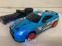Nissan Gtr 4wd Drift Rc Remote Control Car 2.4g Rechargeable15km/h Speed