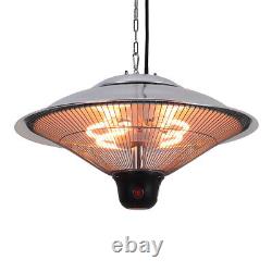 Patio Ceiling Heater Hanging Indoor Halogen Outdoor Electric with Remote Control