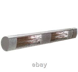 Patio Heater 3000W Garden 56179 Electric Outdoor Wall Mounted Golden Tube 3.0 kW