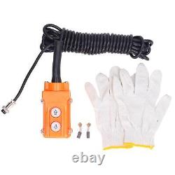 Portable 500KG Electric Hoist Winch Crane Remote Control Lifting UK Plug 220V