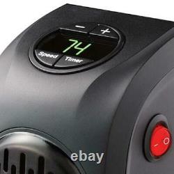 Portable Mini Electric Plug-In Wall Handy Heater with Blower Fan Radiator 350w